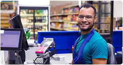 Operador de caixa de supermercado